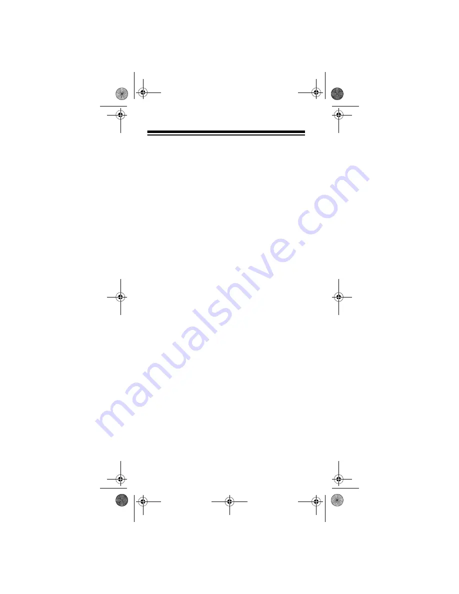 Radio Shack TRC-239 Owner'S Manual Download Page 8