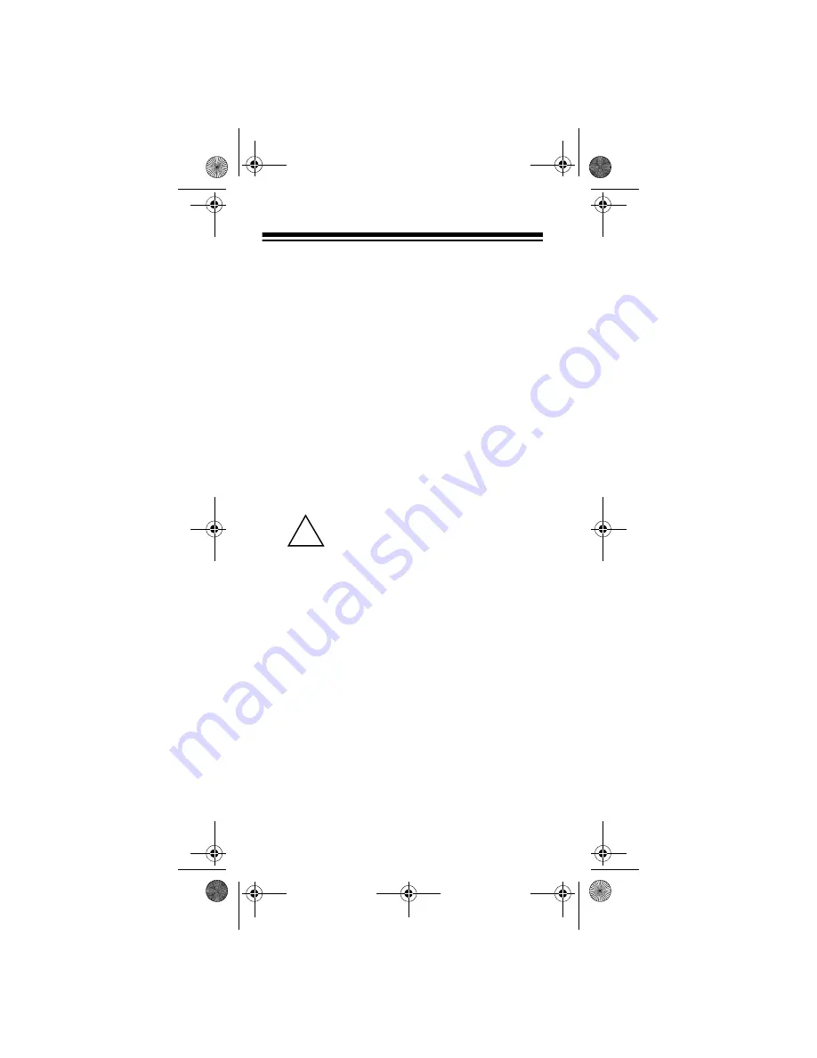 Radio Shack TRC-239 Owner'S Manual Download Page 10