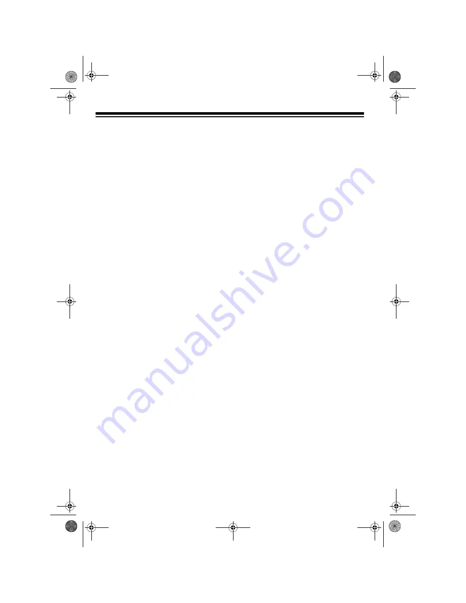 Radio Shack TRC-446 Owner'S Manual Download Page 22