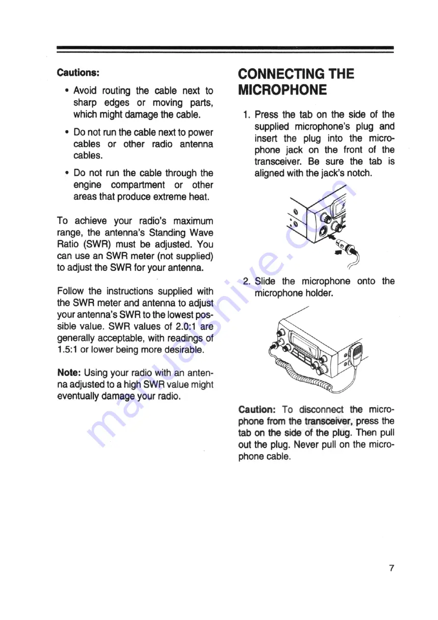 Radio Shack TRC-485 Скачать руководство пользователя страница 8