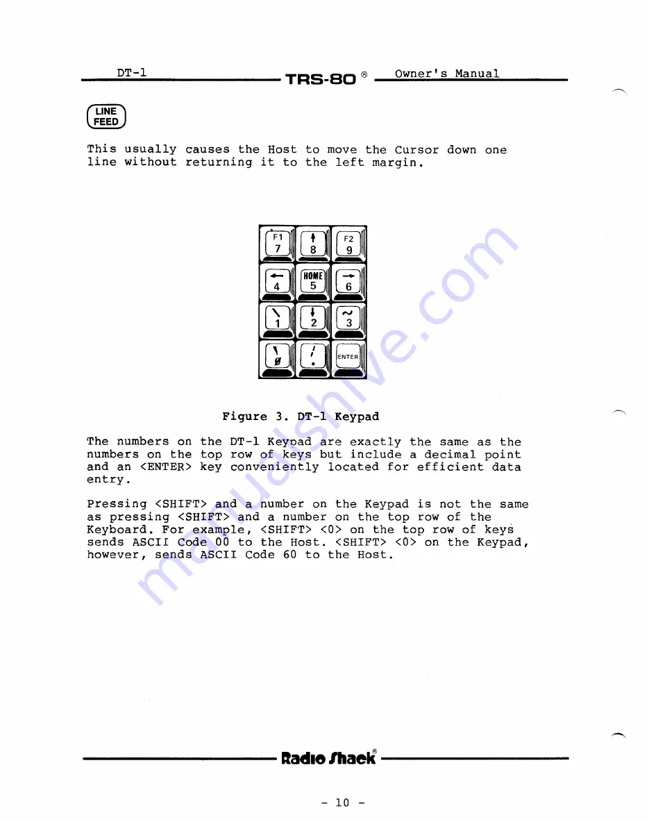 Radio Shack TRS-80 DT-1 Owner'S Manual Download Page 12