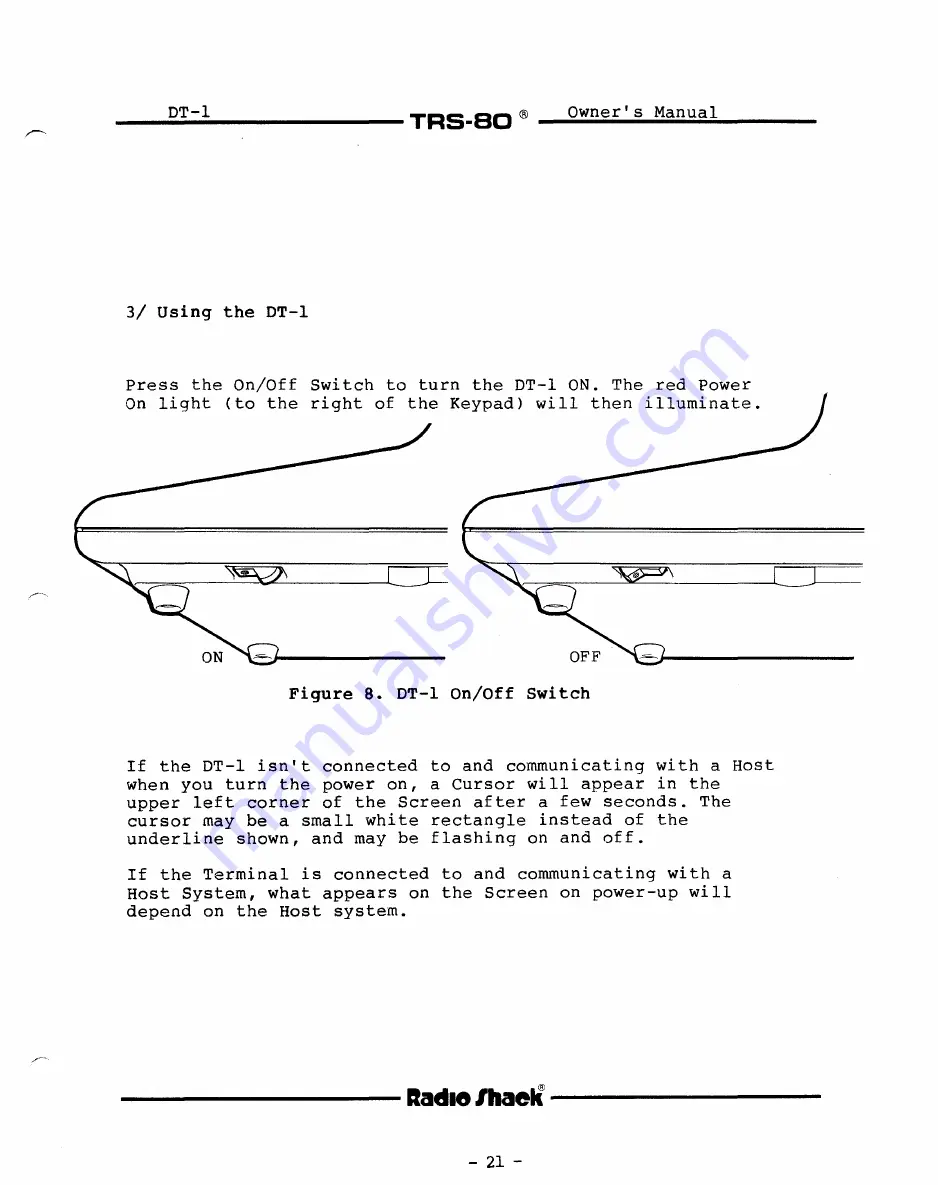 Radio Shack TRS-80 DT-1 Owner'S Manual Download Page 23