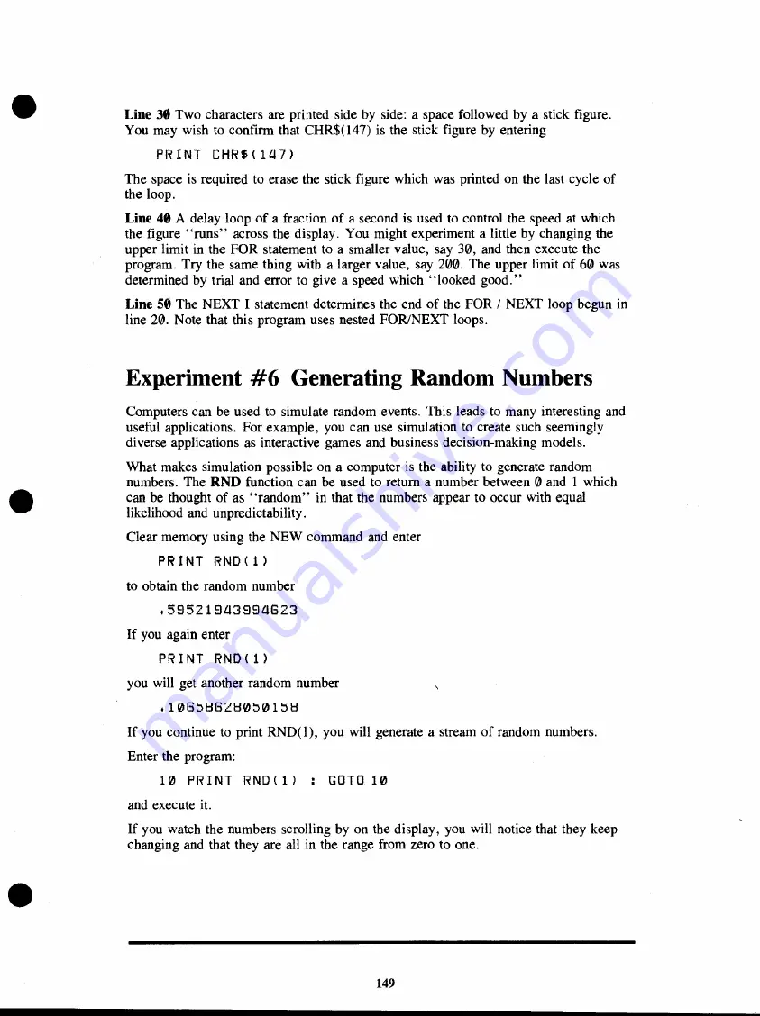 Radio Shack TRS-80 Model 100 Basic Manual Download Page 155