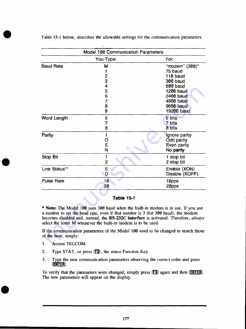 Radio Shack TRS-80 Model 100 Basic Manual Download Page 183