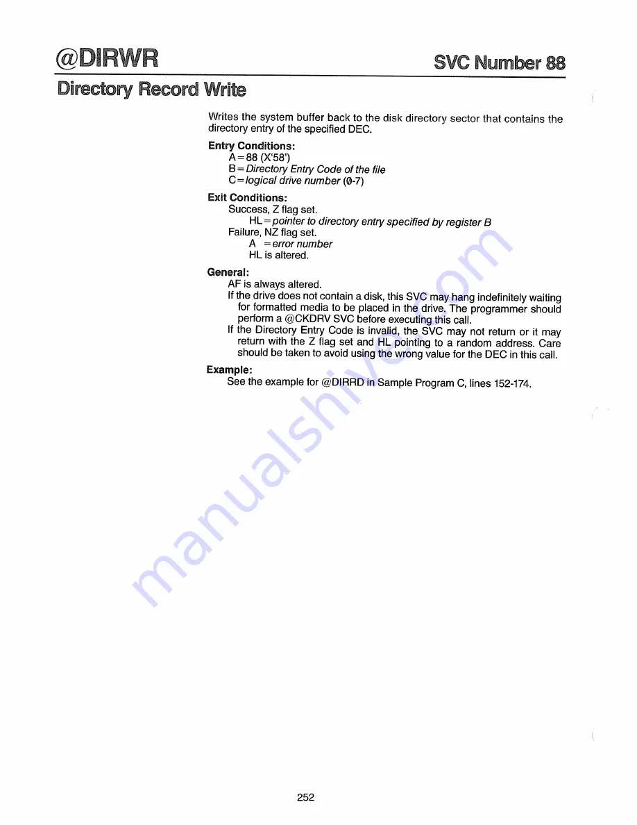 Radio Shack TRS-80 Model 4 Technical Reference Manual Download Page 269