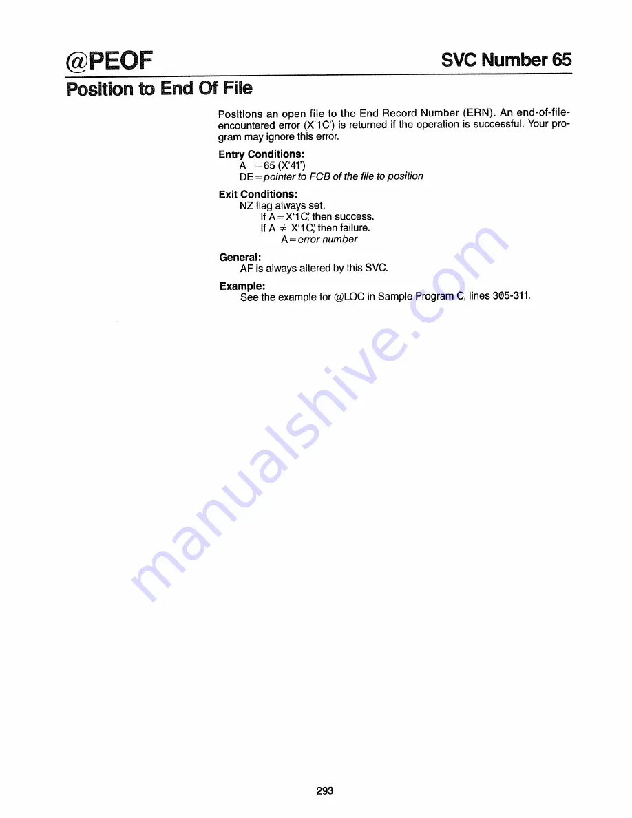 Radio Shack TRS-80 Model 4 Technical Reference Manual Download Page 310