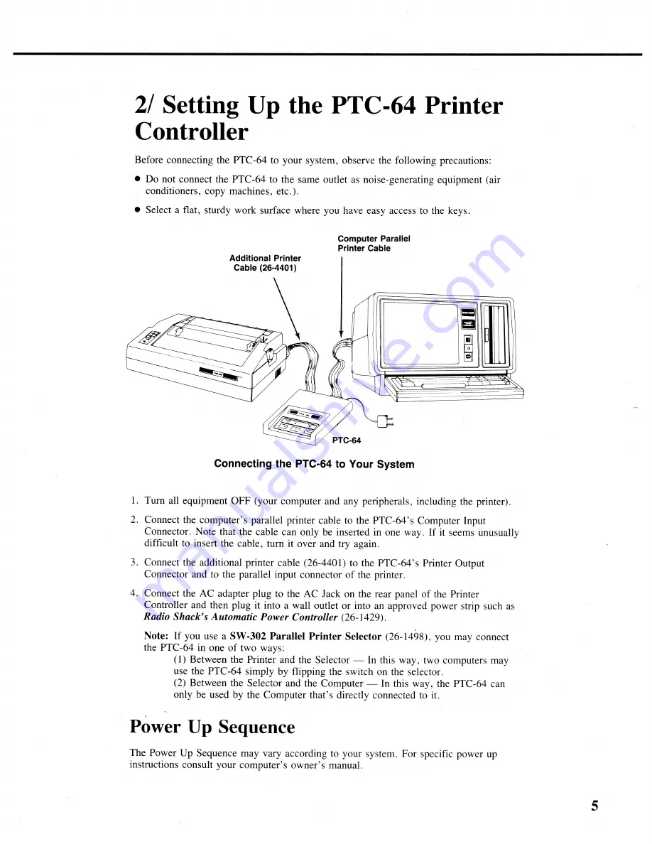 Radio Shack TRS-80 PTC-64 Скачать руководство пользователя страница 13