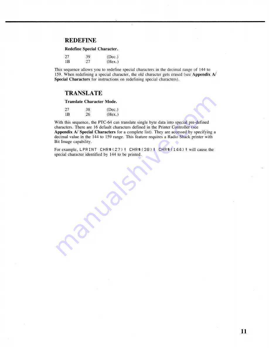 Radio Shack TRS-80 PTC-64 Operation Manual Download Page 19