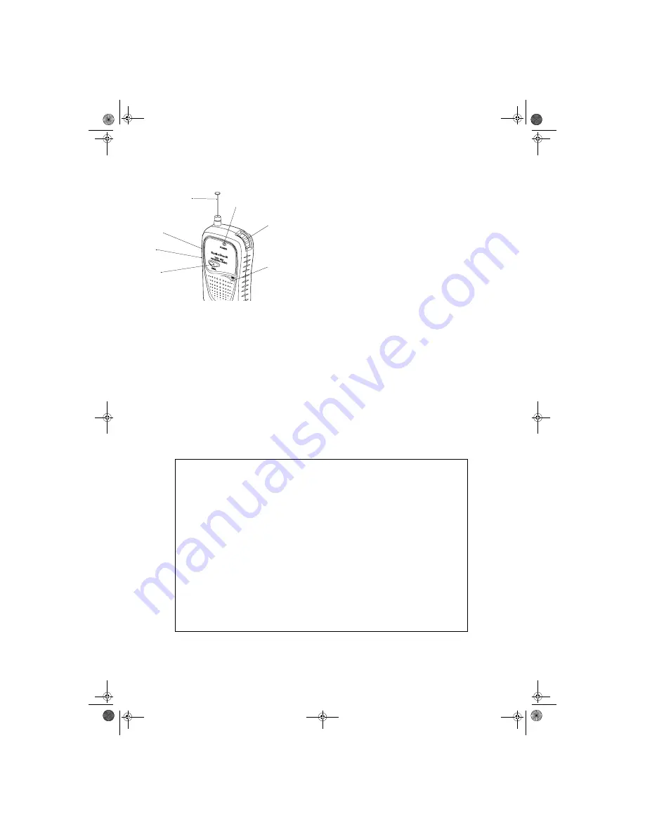 Radio Shack Two-Way Personal Radio Owner'S Manual Download Page 2