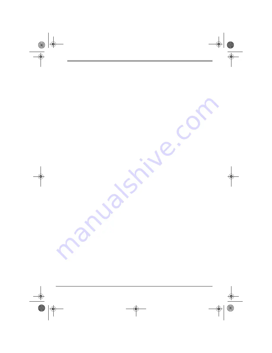 Radio Shack XL-110 Owner'S Manual Download Page 2