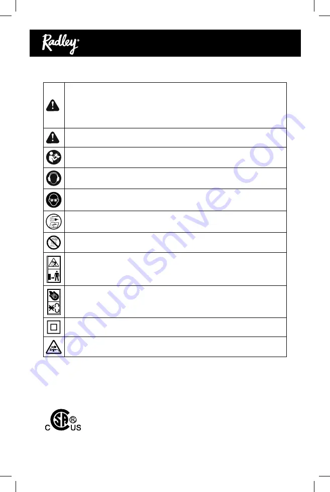 RADLEY 1150-000 Owner'S Manual Download Page 10