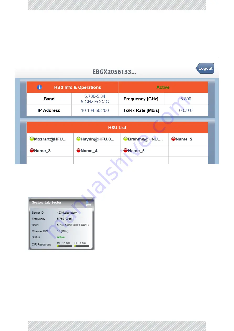 Radwin 5000 Configuration Manual Download Page 231