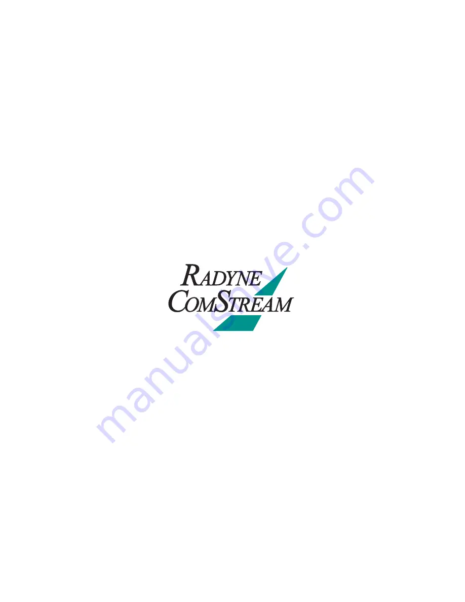 Radyne ComStream DM240-DVB Installation And Operation Manual Download Page 3