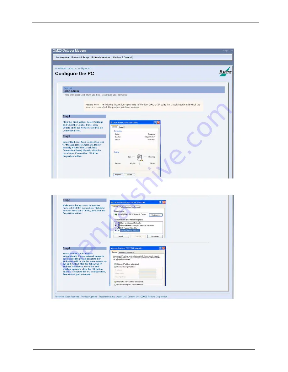 Radyne OM20 Installation And Operation Manual Download Page 89