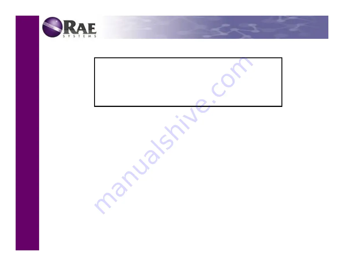 Rae MultiRAE Plus Using Manual Download Page 18