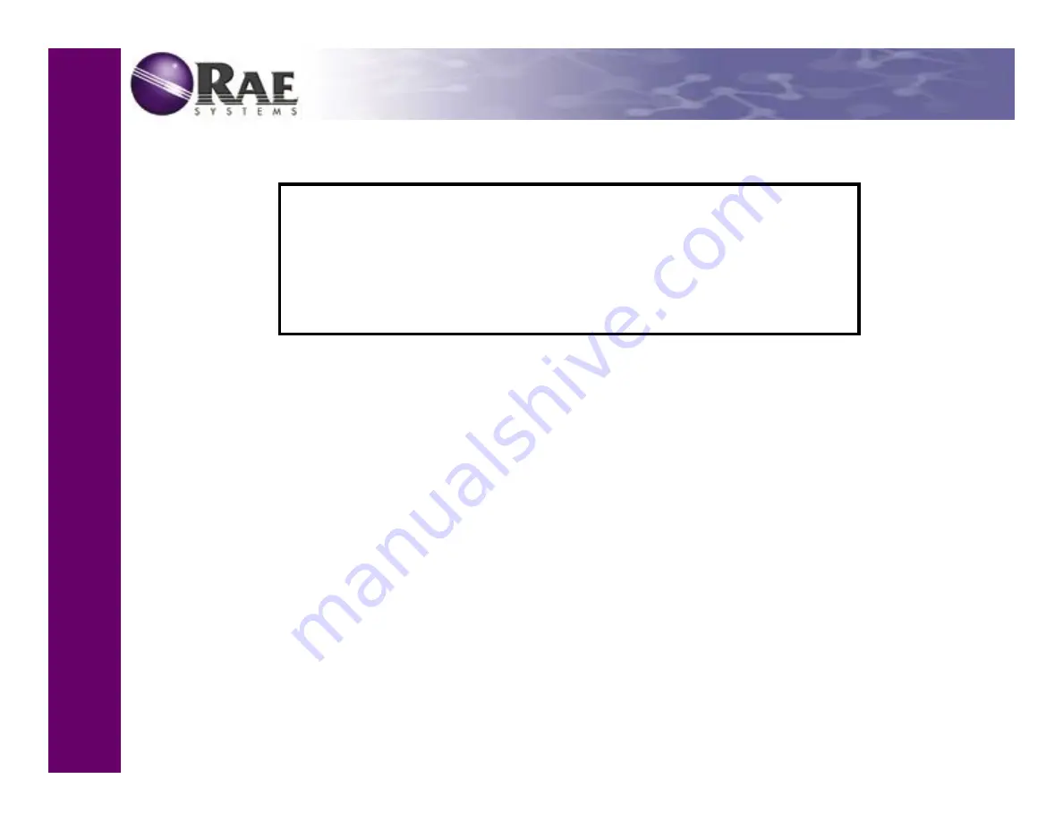 Rae MultiRAE Plus Using Manual Download Page 50