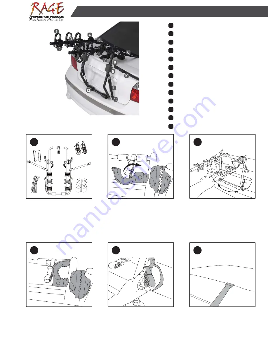 Rage BC-07518-3H Instruction Manual Download Page 1