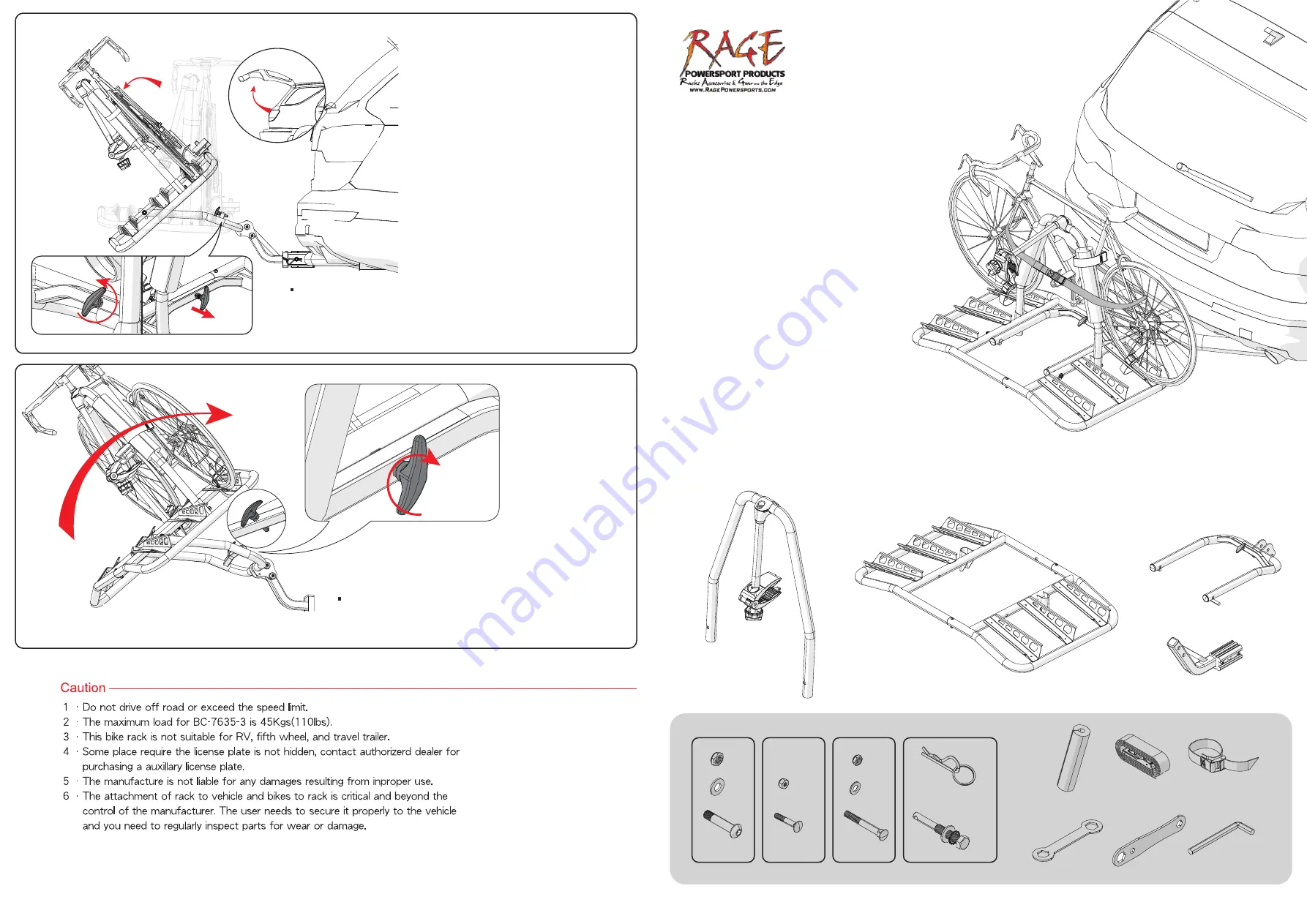 Rage BC-7635-3 Instructions Download Page 1