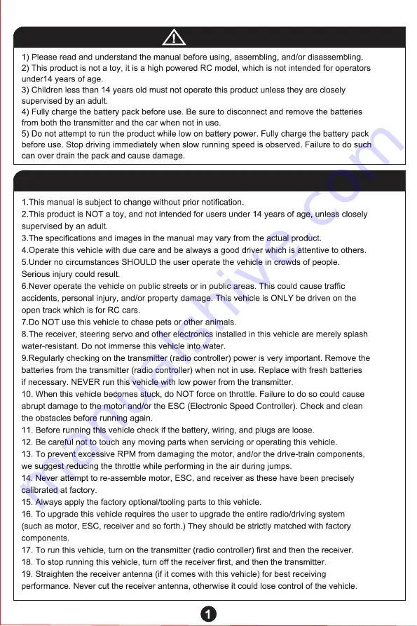 Rage RGRC2451 Instruction Manual Download Page 2