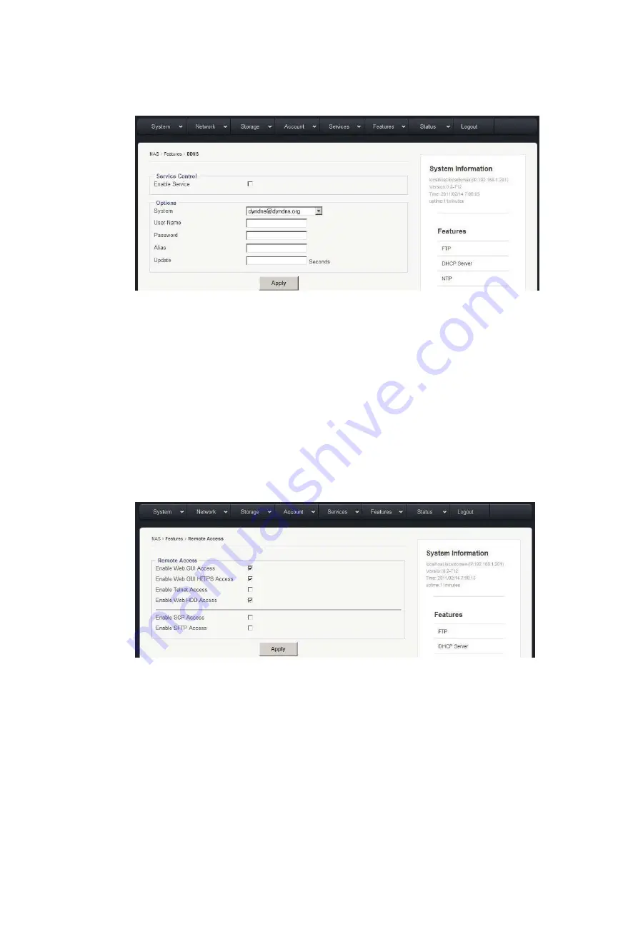 RAIDAGE DAGE312UTL-NAS User Manual Download Page 55