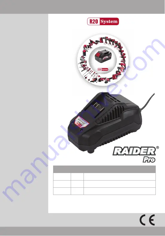 Raider 039704 User Manual Download Page 1