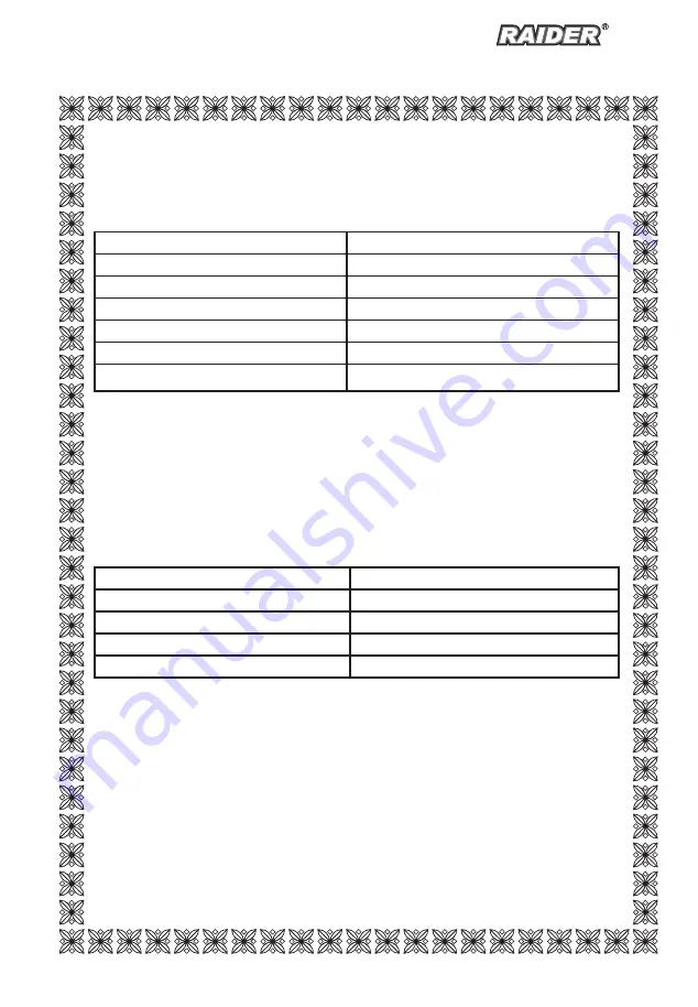 Raider RD-WP1200J User Manual Download Page 59