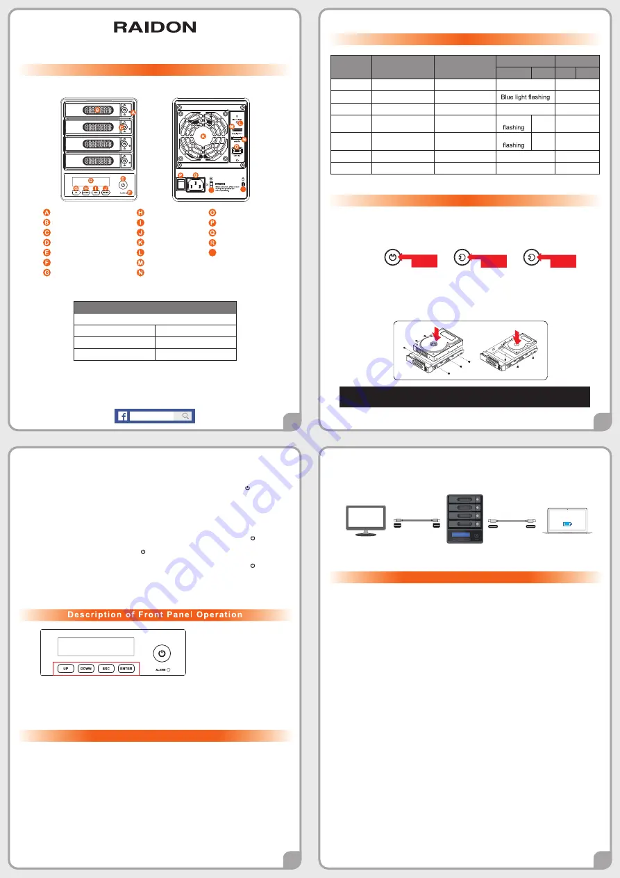 Raidon SafeTANK GR5640-SB31+ Quick Installation Manual Download Page 2