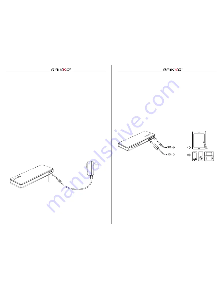 Raikko USB AccUPACK 8000TAB Operating Instructions Manual Download Page 12