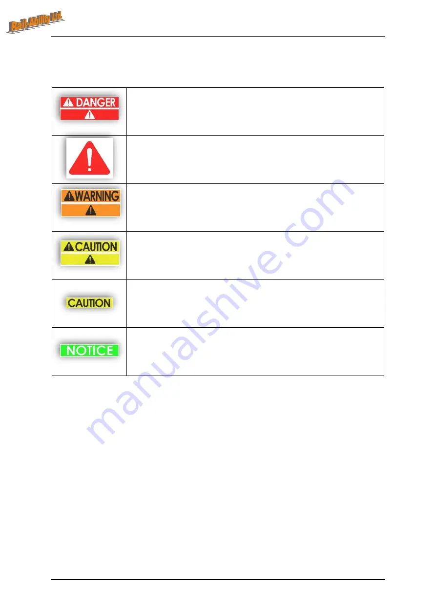 Rail-Ability RA300W Atlas Operator'S Manual Download Page 8