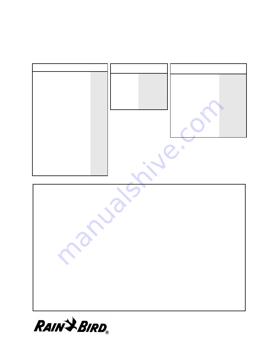 Rain Bird CRC-8A Скачать руководство пользователя страница 12
