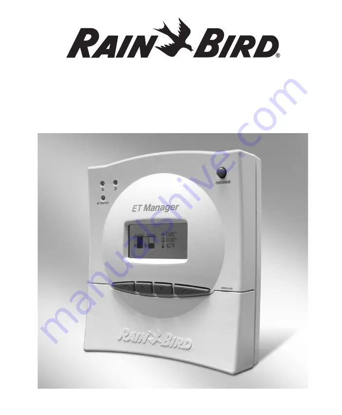 Rain Bird ET Manager Series Скачать руководство пользователя страница 1