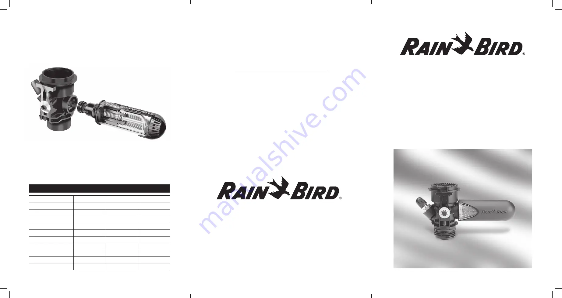 Rain Bird PRS-DIAL Скачать руководство пользователя страница 1