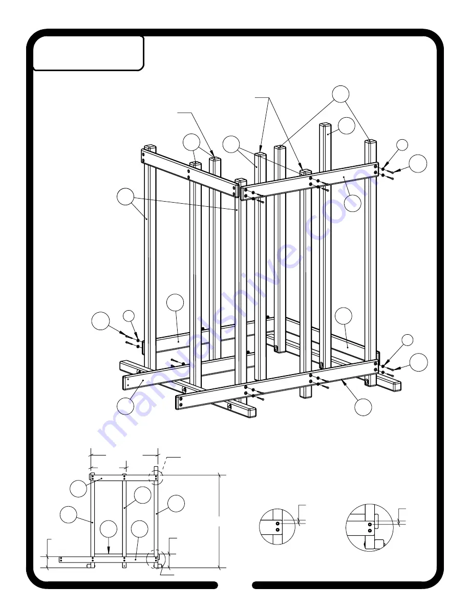 Rainbow Play Systems Commercial Design C Assembly Instructions Manual Download Page 37