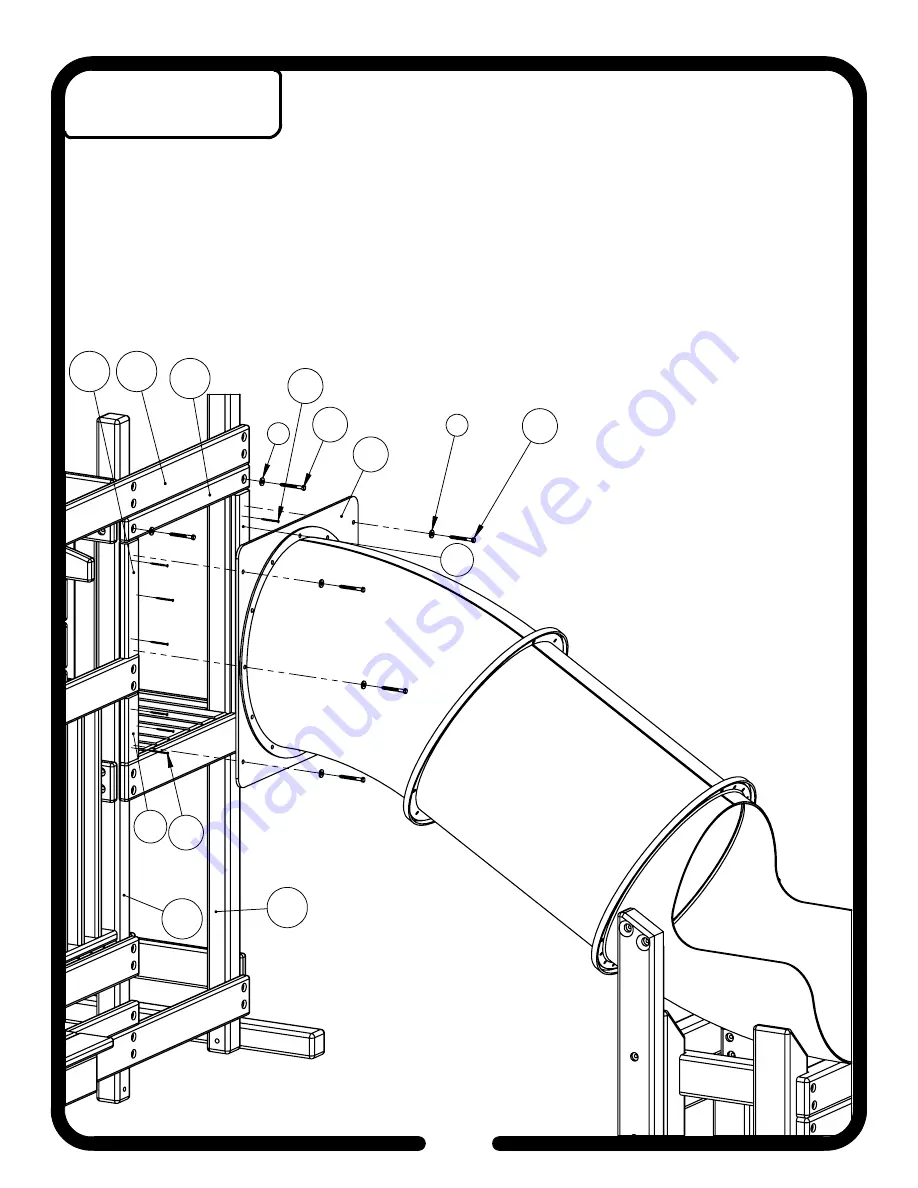 Rainbow Play Systems Commercial Design C Assembly Instructions Manual Download Page 98