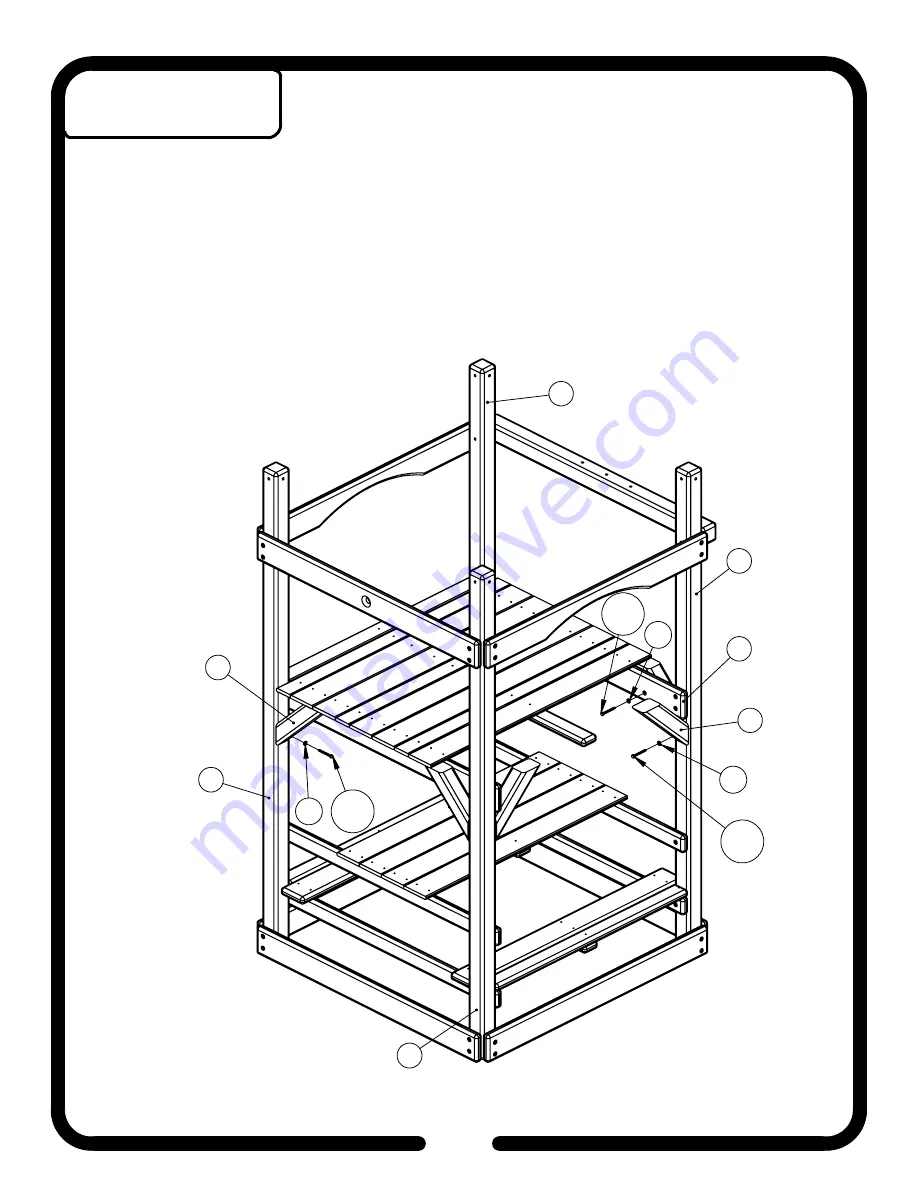 Rainbow Super Funhouse Assembly, Use And Service Manual Download Page 24