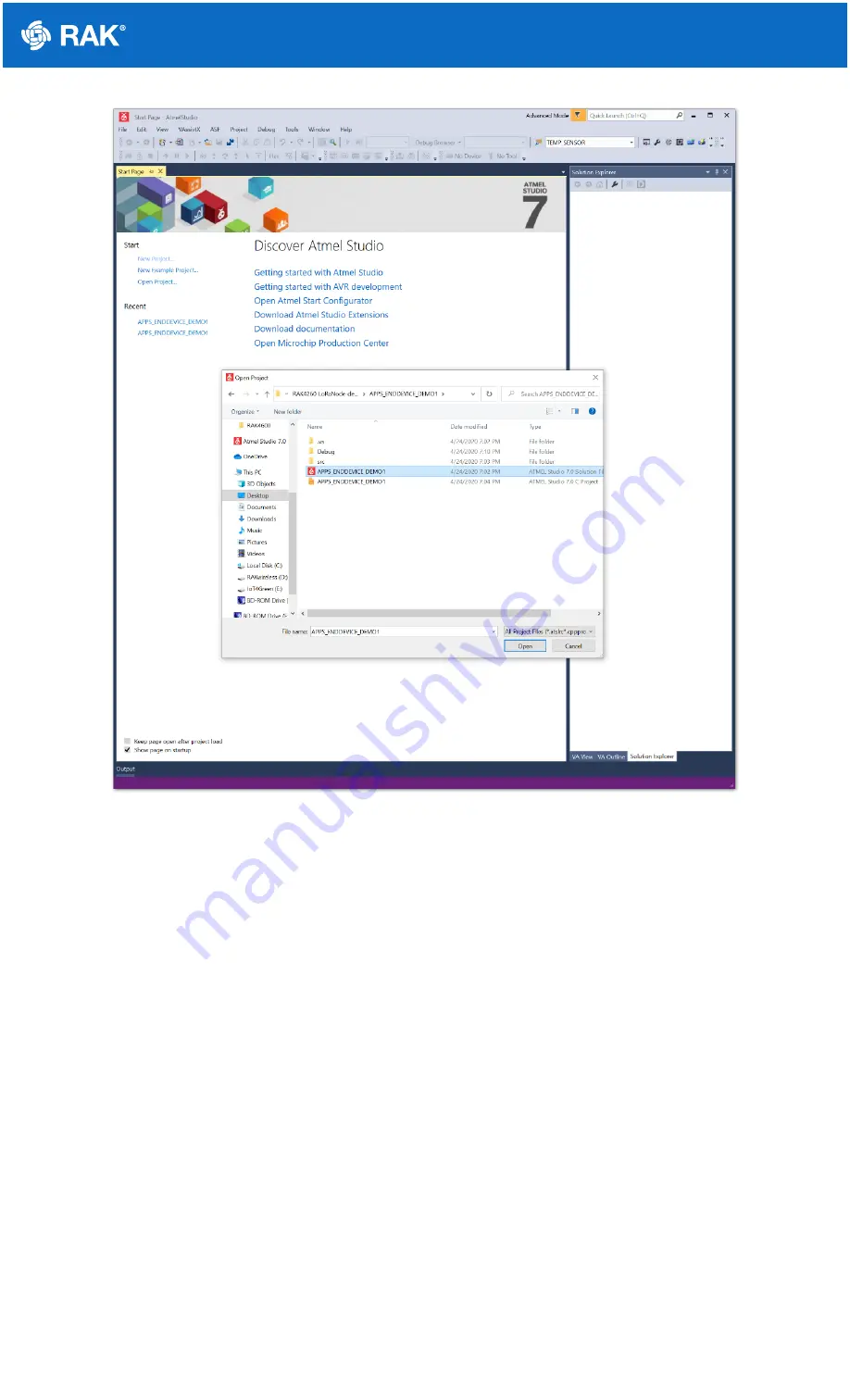 RAK RAK4260 Quick Start Manual Download Page 9