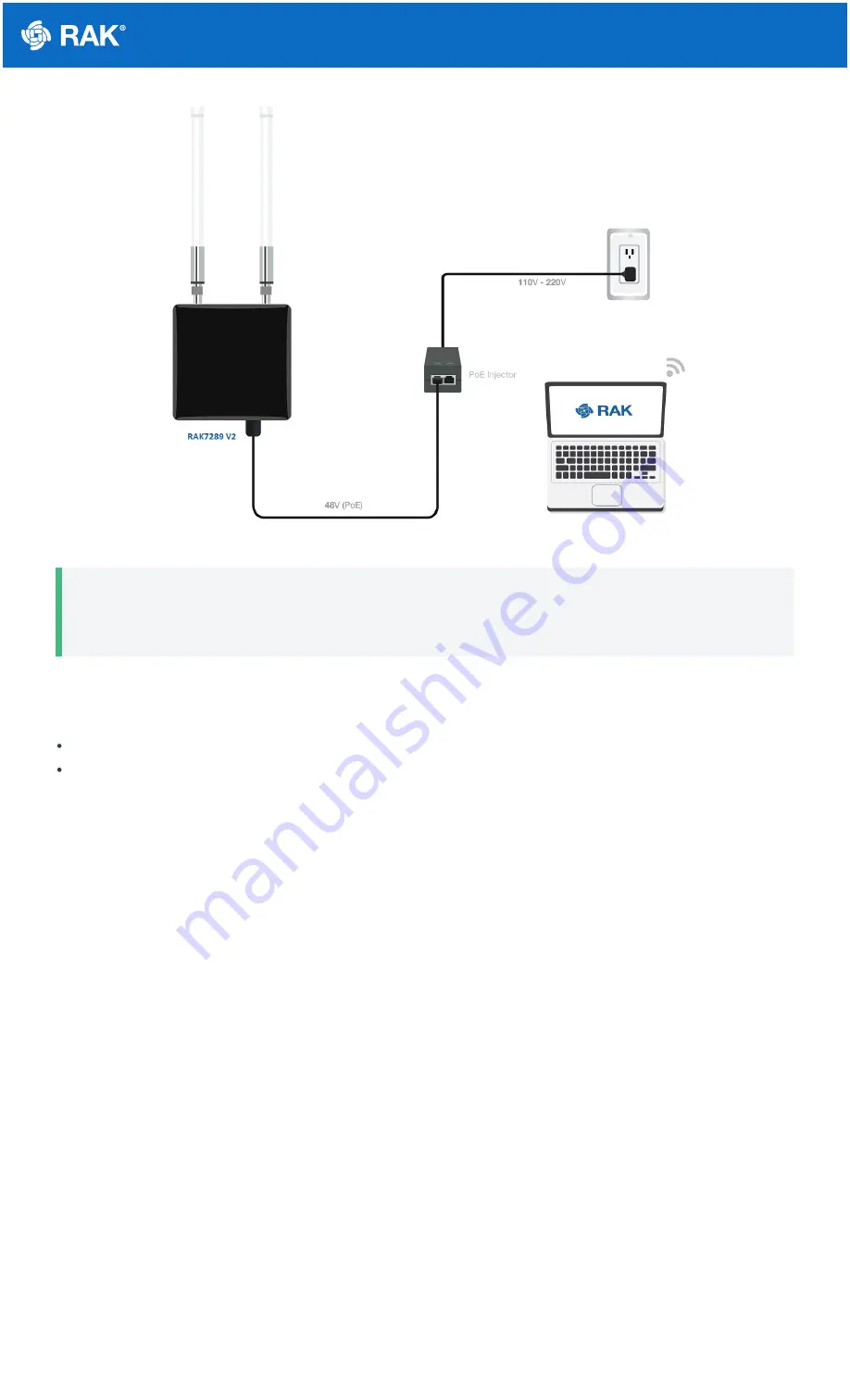 RAK RAK7289V2 Скачать руководство пользователя страница 8