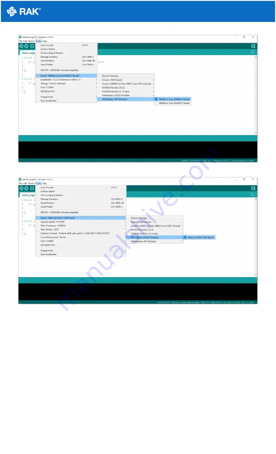 RAK WisBlock RAK13002 Quick Start Manual Download Page 5