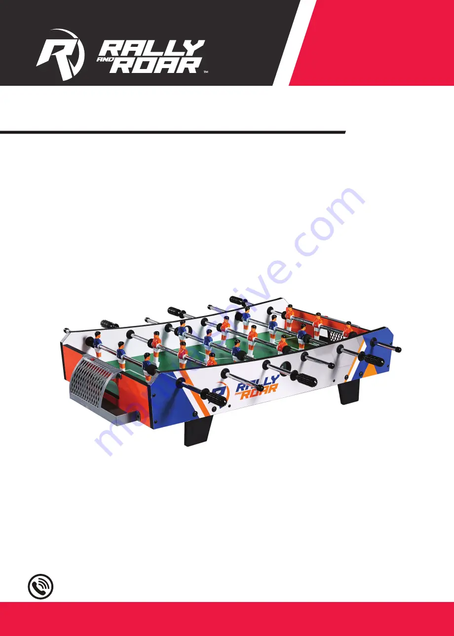 Rally and Roar SOC040 18P Assembly Instructions Manual Download Page 1