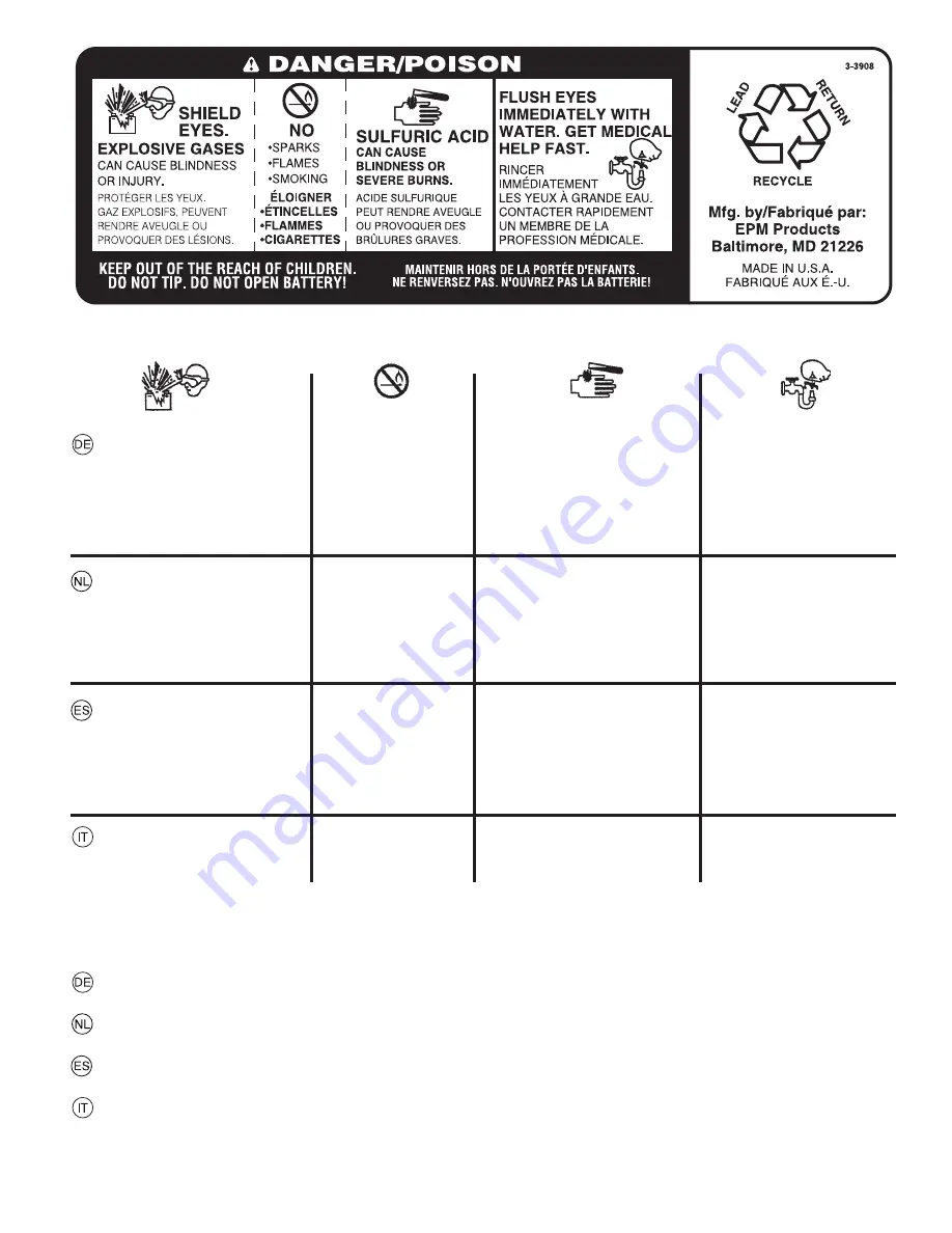 Rally RE11597 Instruction Manual Download Page 17