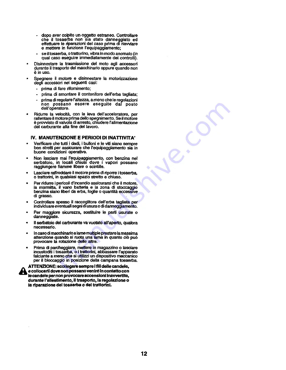 Rally RE145HCRD Instruction Manual Download Page 12