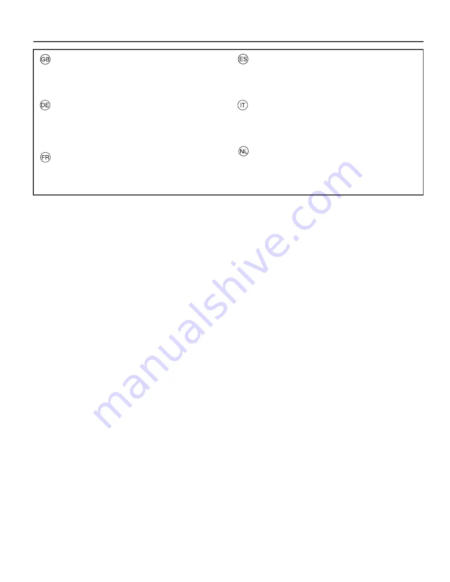 Rally RE20H122 Instruction Manual Download Page 47