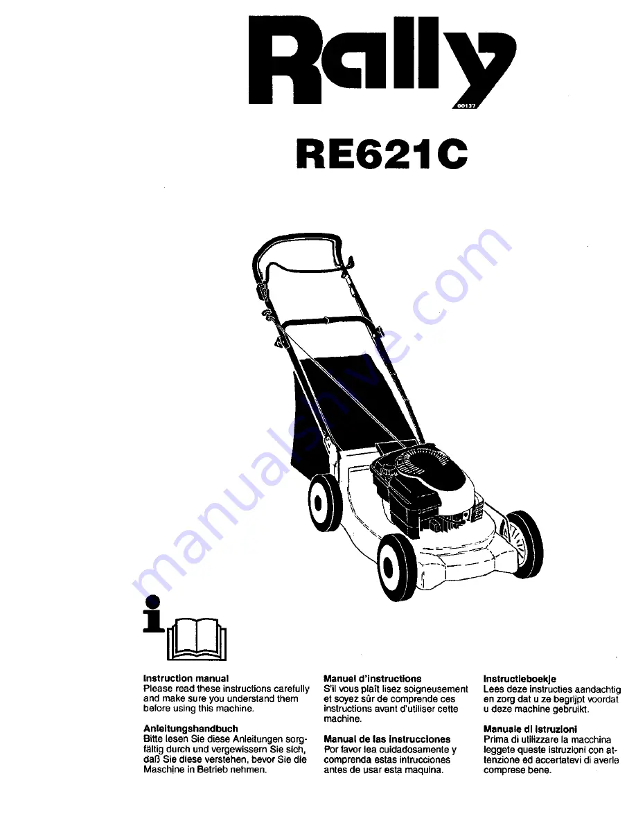 Rally RE621C Instruction Manual Download Page 1