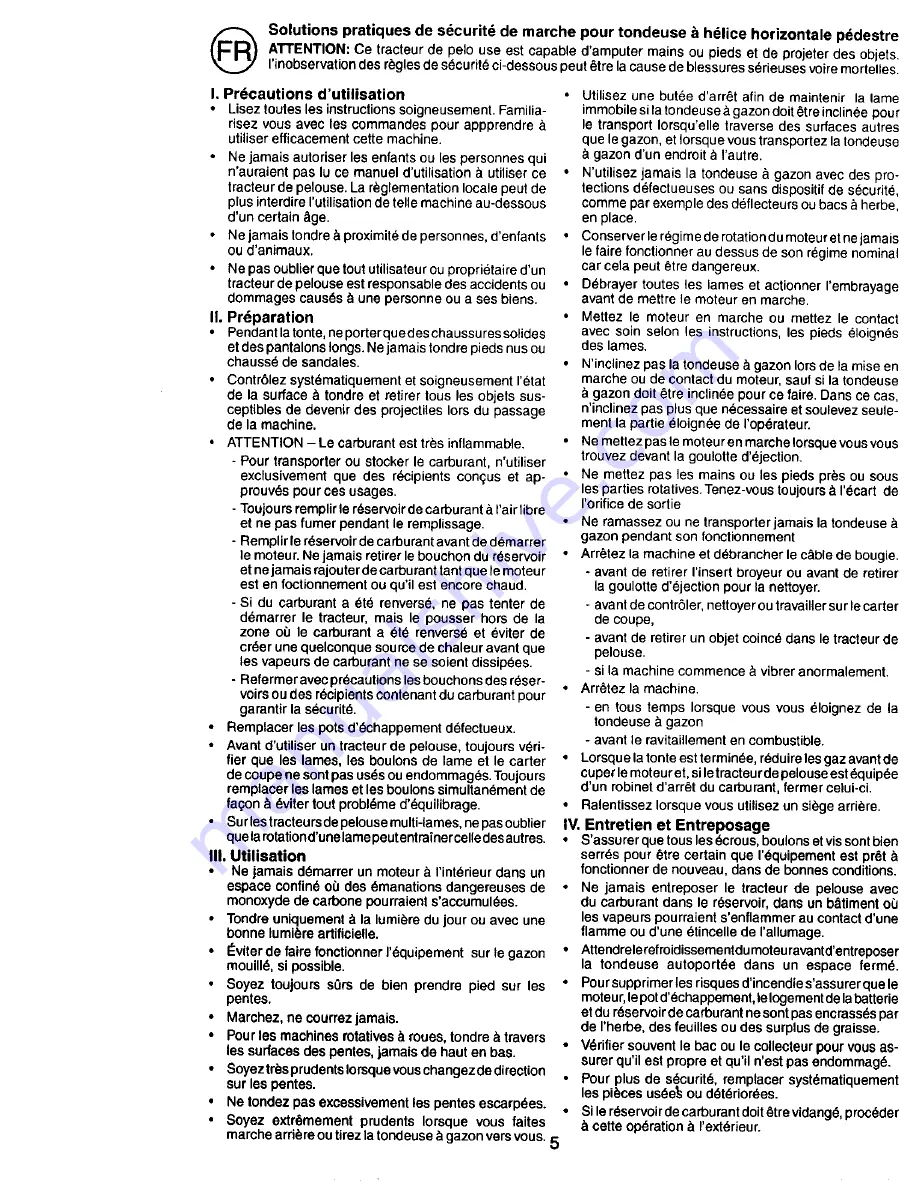 Rally RE621C Instruction Manual Download Page 5