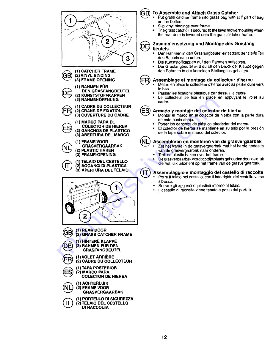 Rally RE621C Instruction Manual Download Page 12