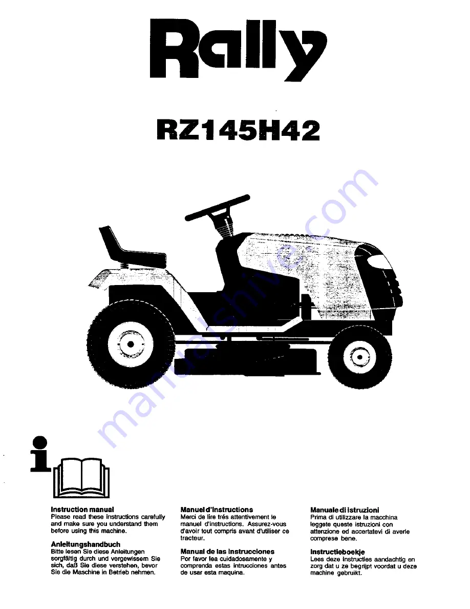 Rally RZ145H42 Instruction Manual Download Page 1