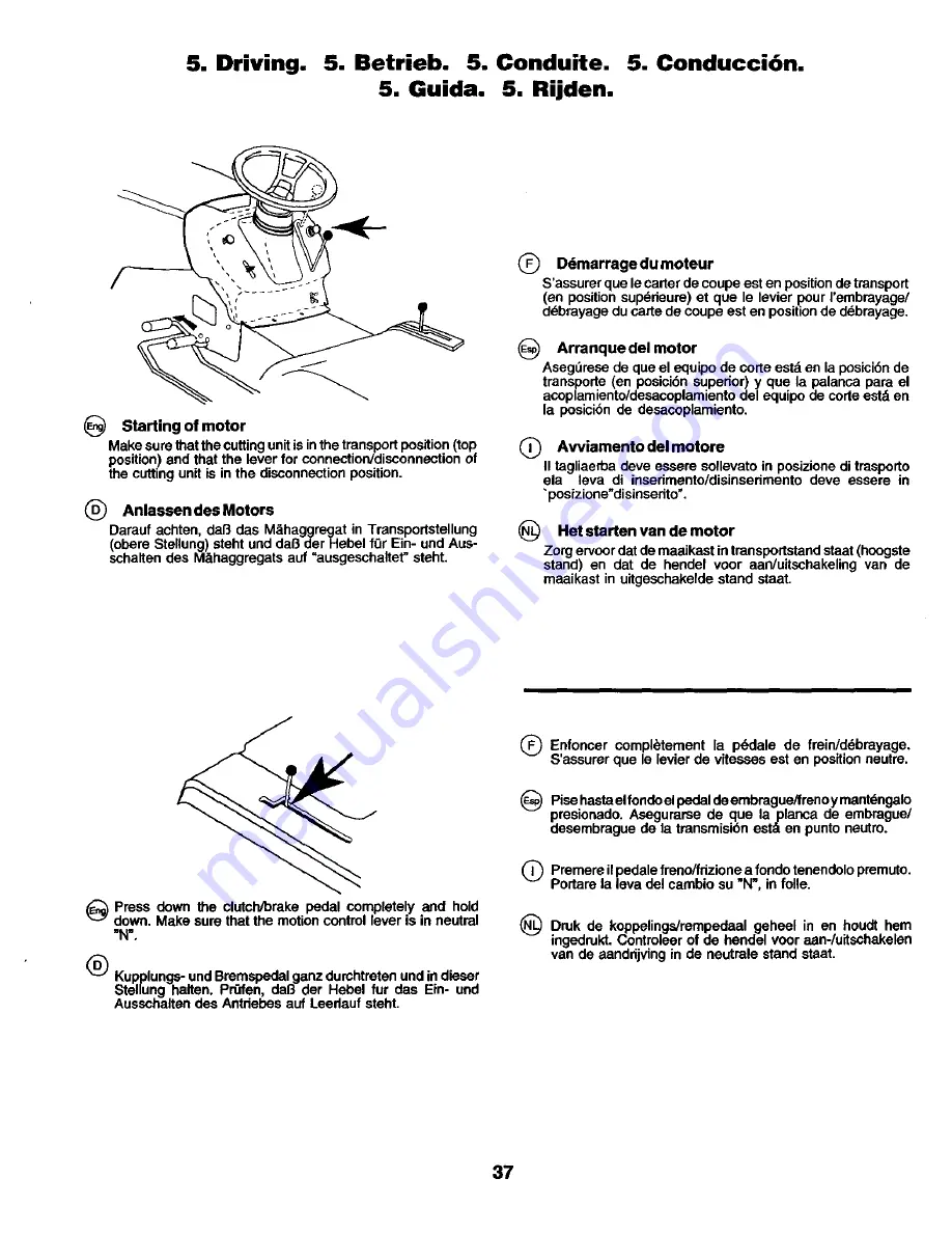 Rally RZ145H42 Instruction Manual Download Page 37