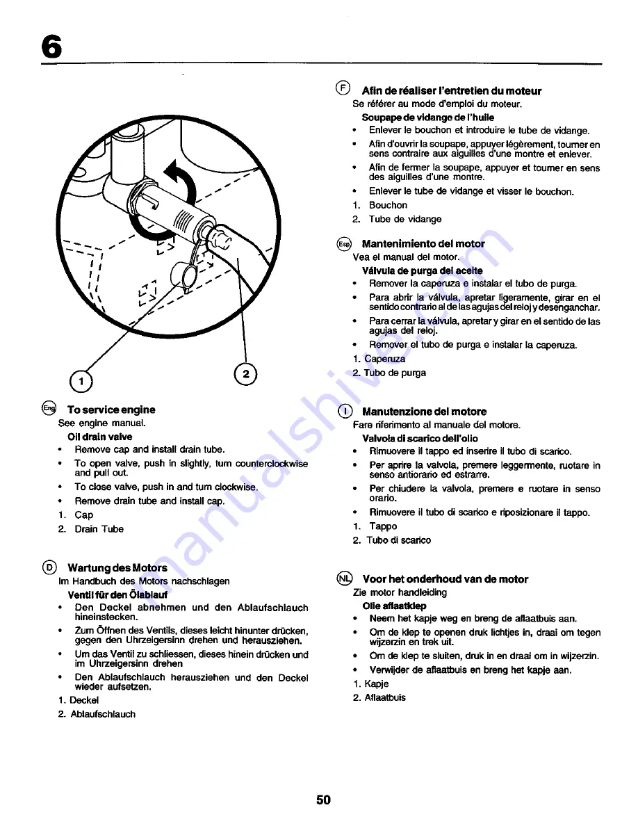 Rally RZ145H42 Instruction Manual Download Page 50