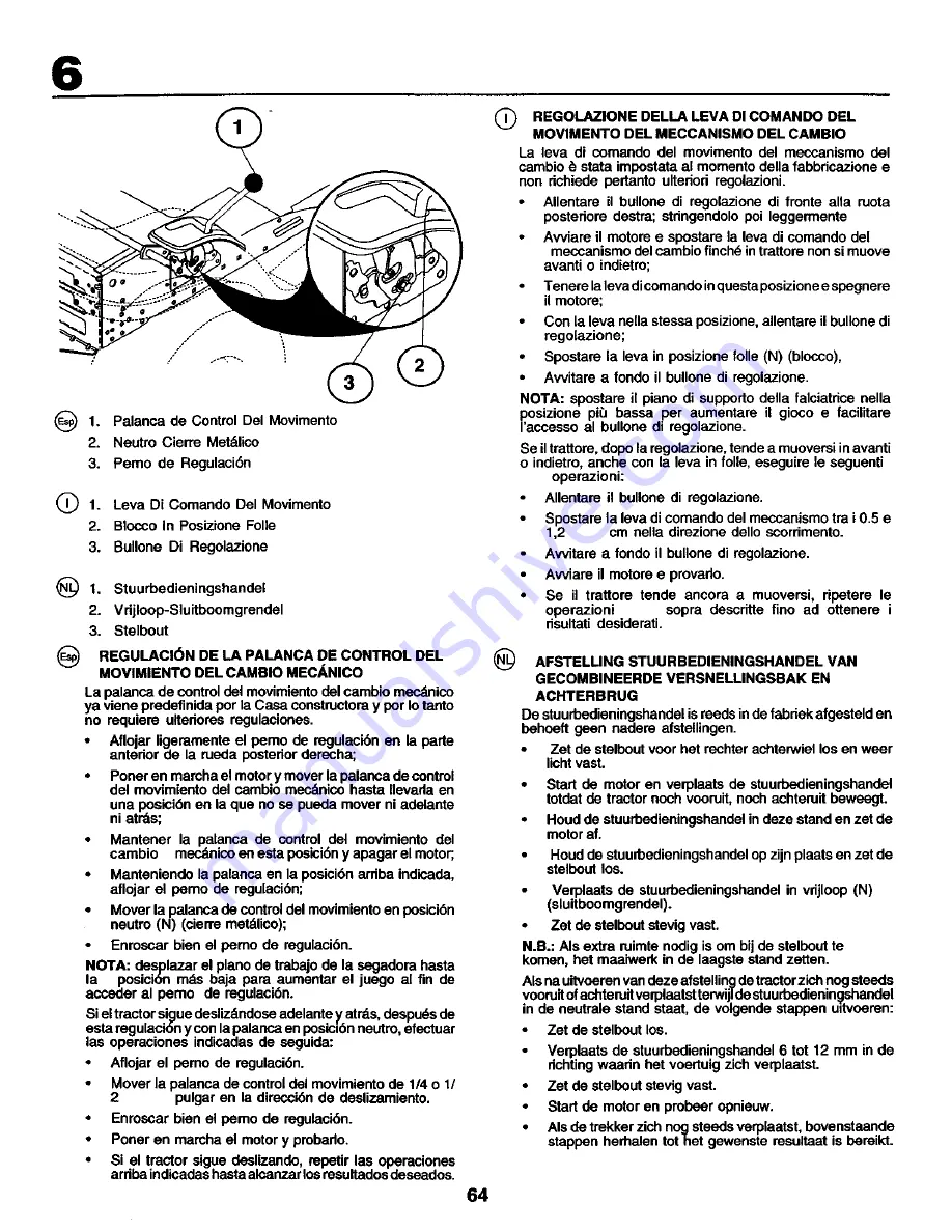 Rally RZ145H42 Instruction Manual Download Page 64