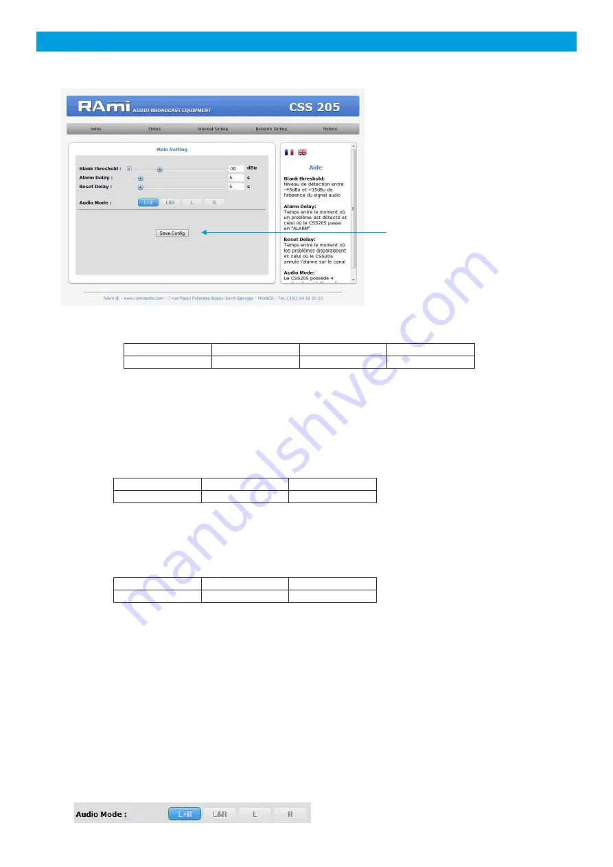 RAM CSS205 User Manual Download Page 11